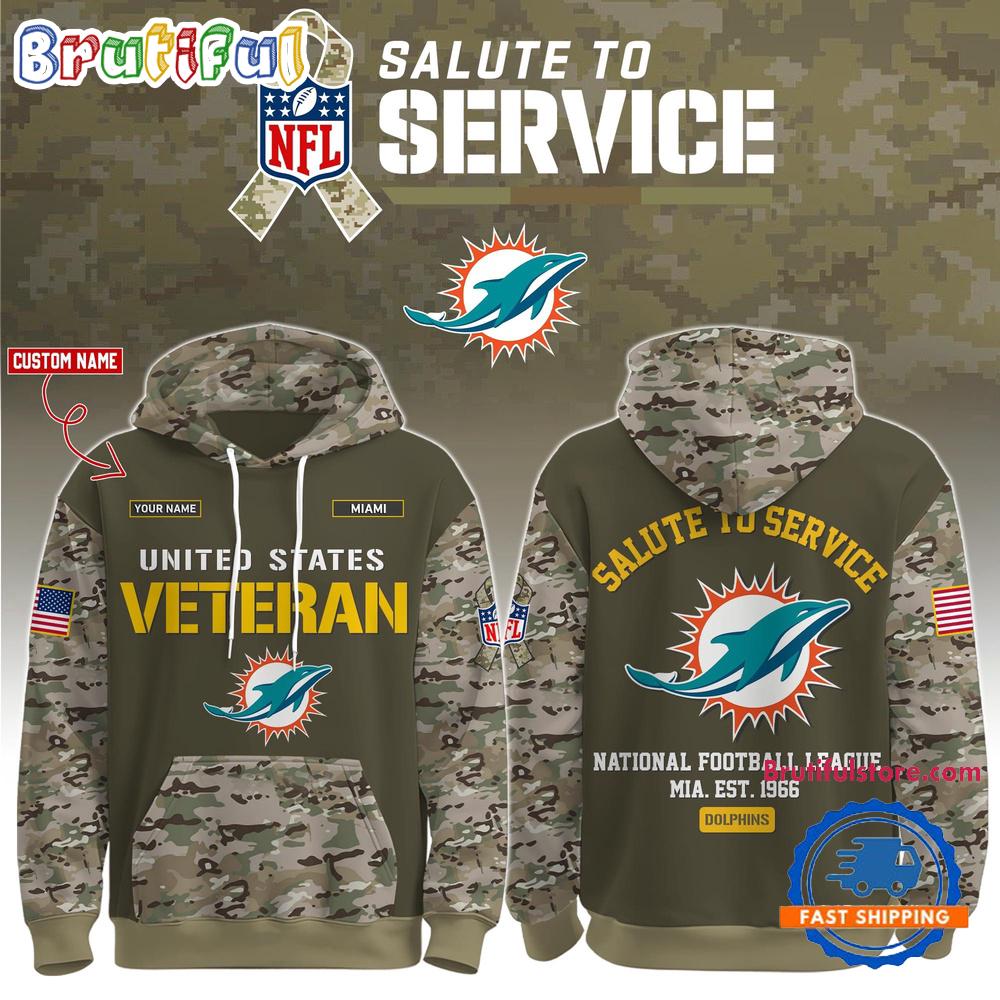 Miami Dolphins 2025 NFL Veteran Birthday Limited Edition Hoodie Shirt