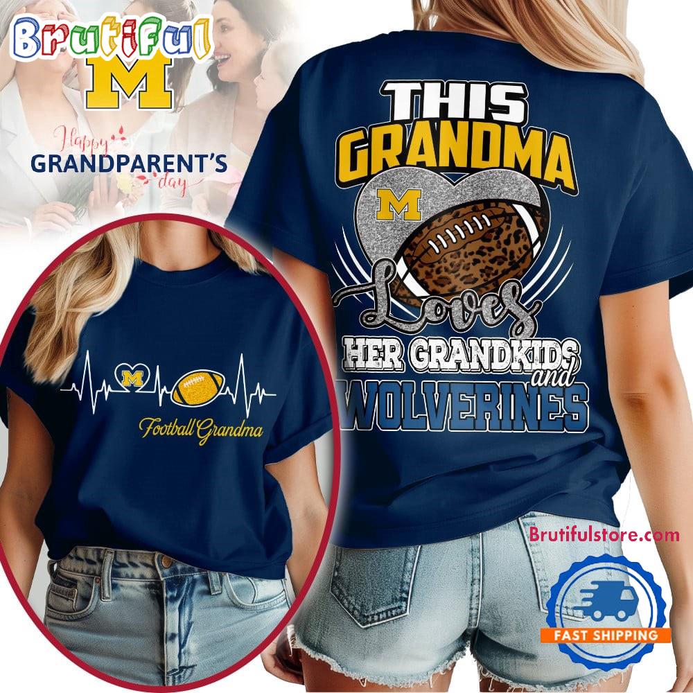 Michigan Wolverines 2025 NCAA Grandparents' Day Unisex 3D Shirt