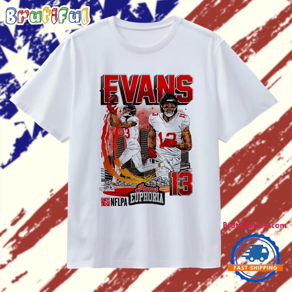 Mike Evans #13 Tampa Bay Buccaneers Football Wide Receiver Comic T Shirt