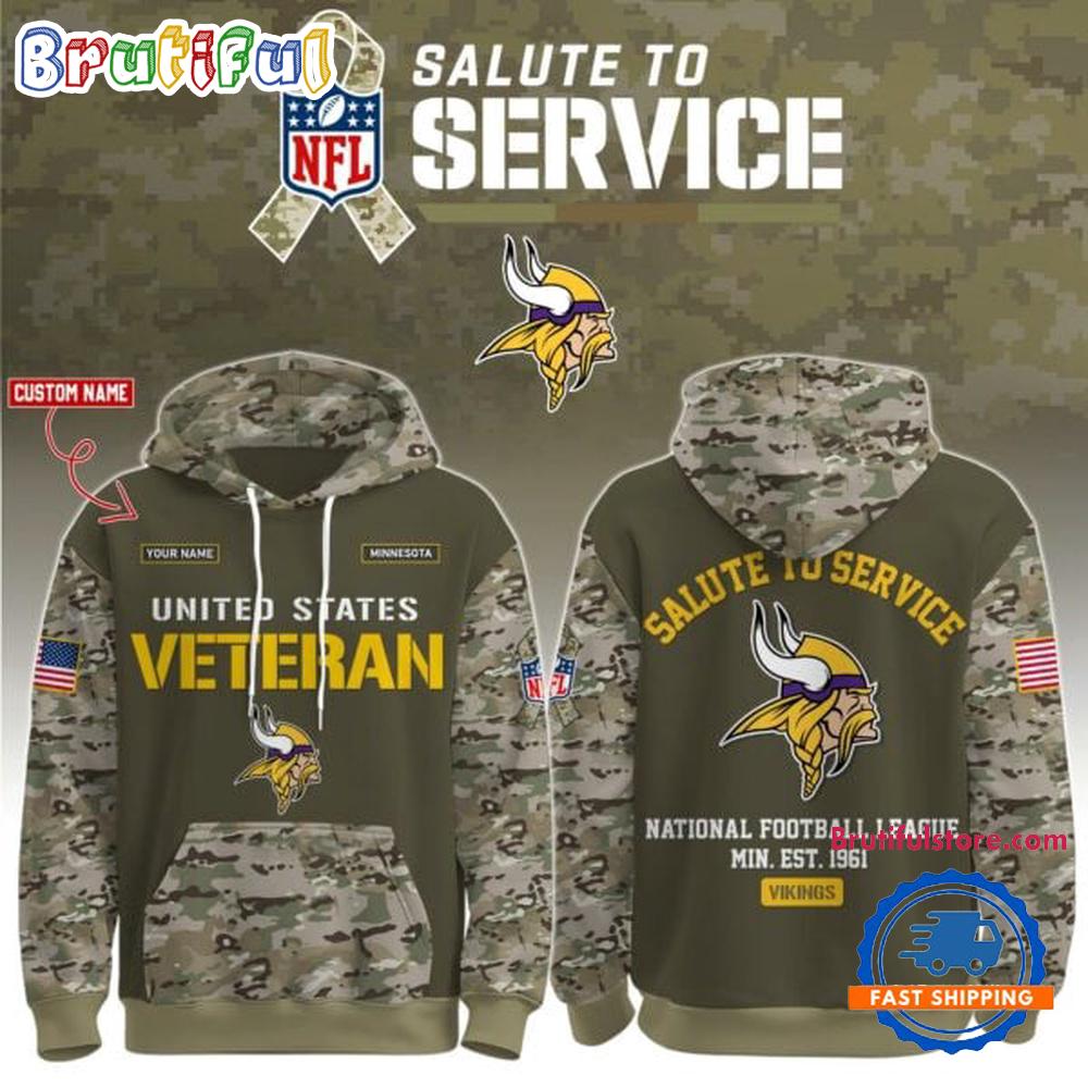 Minnesota Vikings Veteran 2025 NFL Veteran Birthday Limited Edition Hoodie Shirt