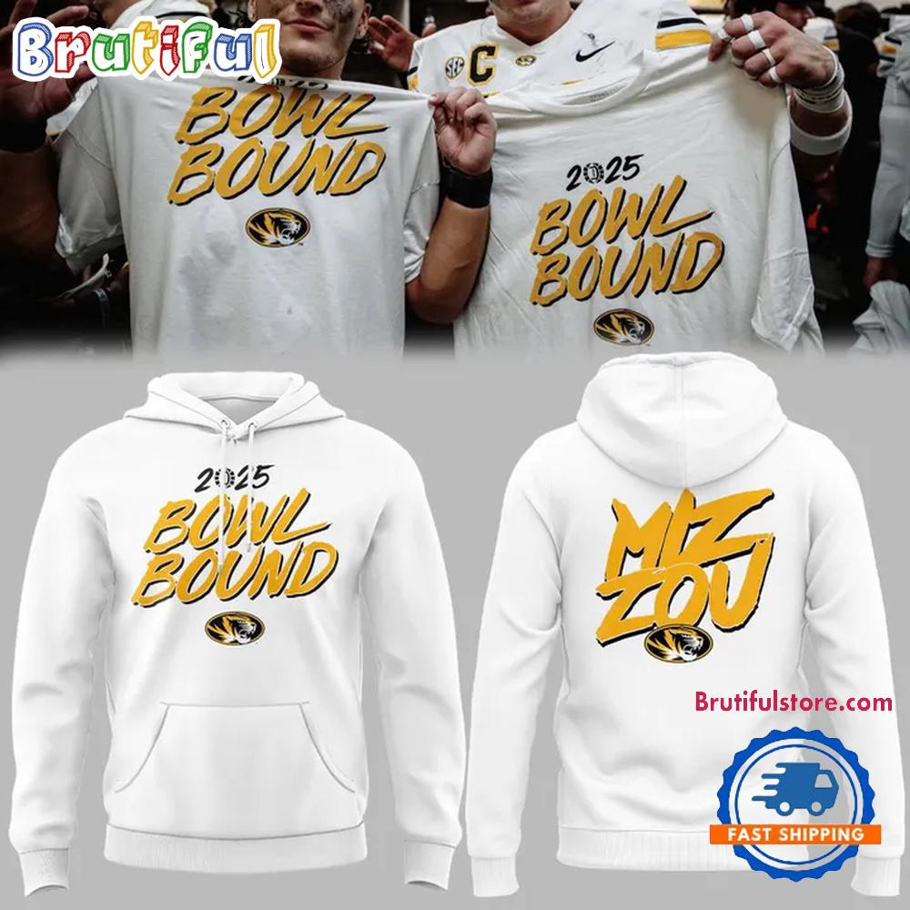 Missouri Tigers Football Bowl Bound 2025 Hoodie Shirt