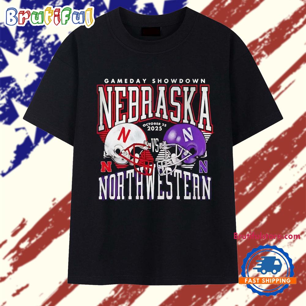 Nebraska Cornhuskers vs Northwestern Wildcats gameday showdown 2025 T Shirt