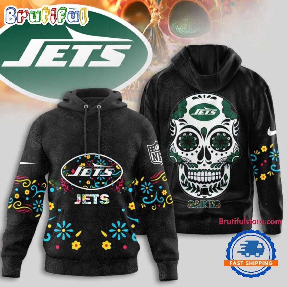 New York Jets NFL Dia de los Muertos Limited Editions Hoodie Shirt