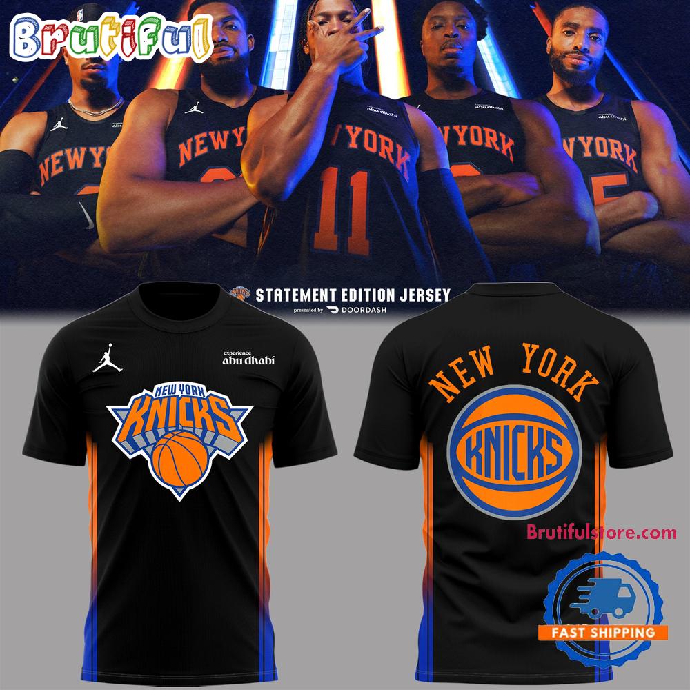 New York Knicks Statement Edition Jersey 2025 T Shirt