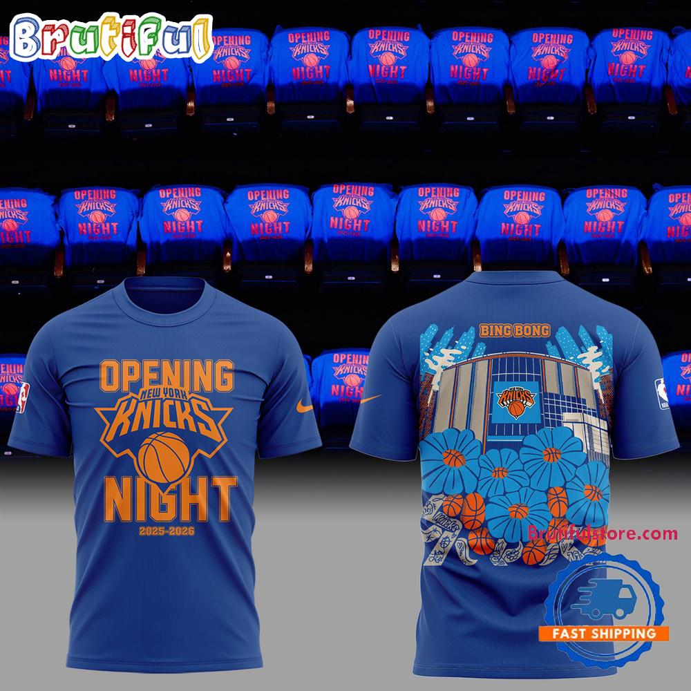 New York Knicks x Opening Night 2025 Limited Edition T Shirt