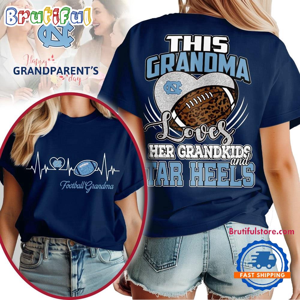 North Carolina Tar Heels 2025 NCAA Grandparents' Day Unisex 3D Shirt
