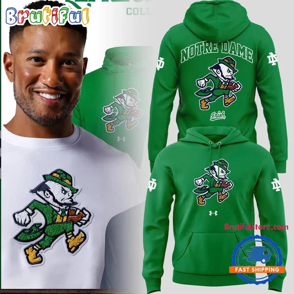 Notre Dame Fighting Irish Football Leprechaun Collection 2025 Hoodie