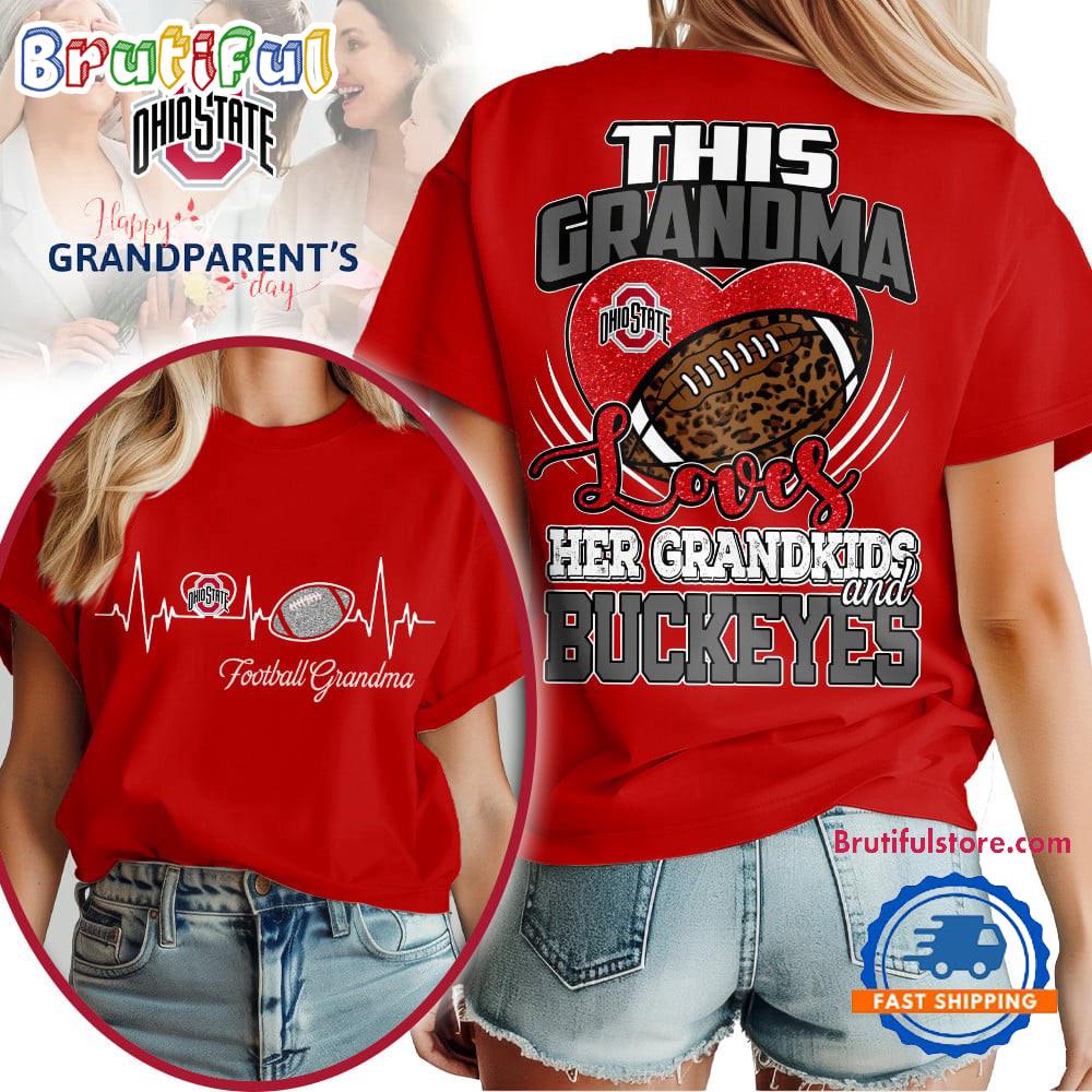 Ohio State Buckeyes 2025 NCAA Grandparents' Day Unisex 3D Shirt