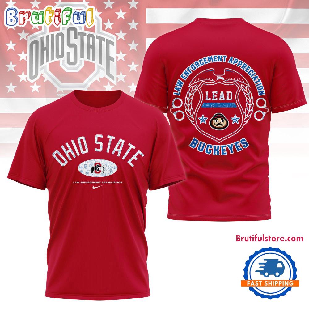Ohio State Buckeyes NCAA Law Appreciation Month Unisex 3D Shirt