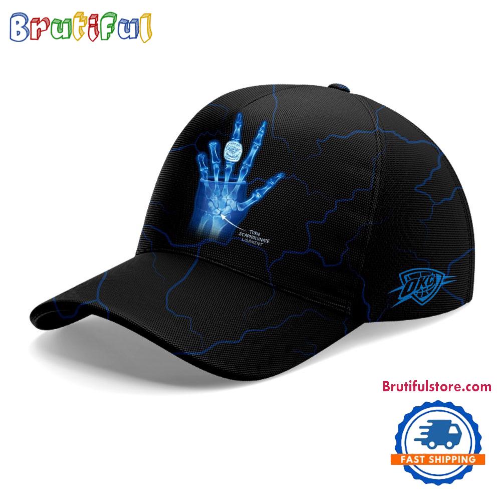 Oklahoma City Thunder Jalen Williams X-Ray Scapholunate Torn But The Championships Worn Cap