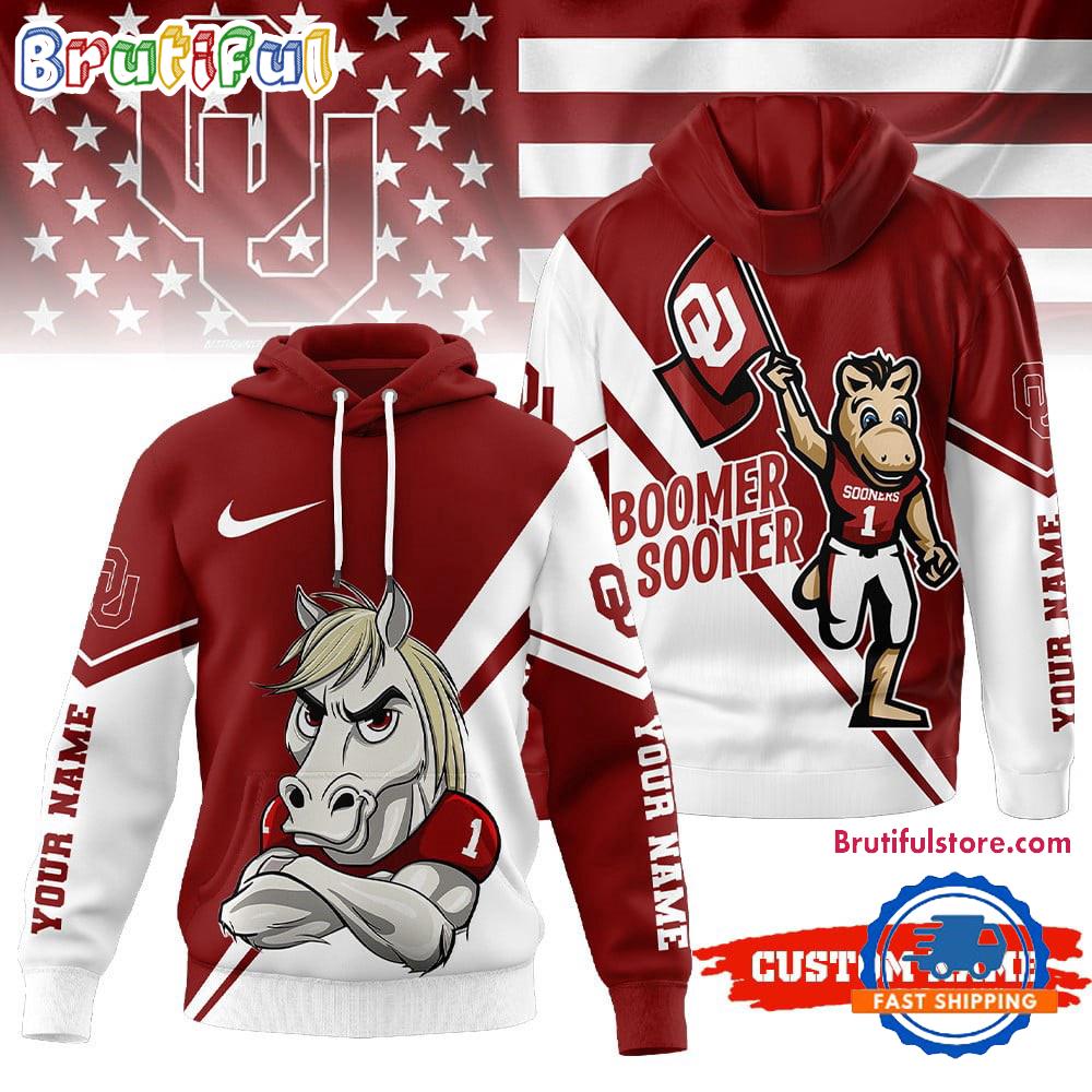 Oklahoma Sooners 2025 NCAA Duo Color Personalized Hoodie