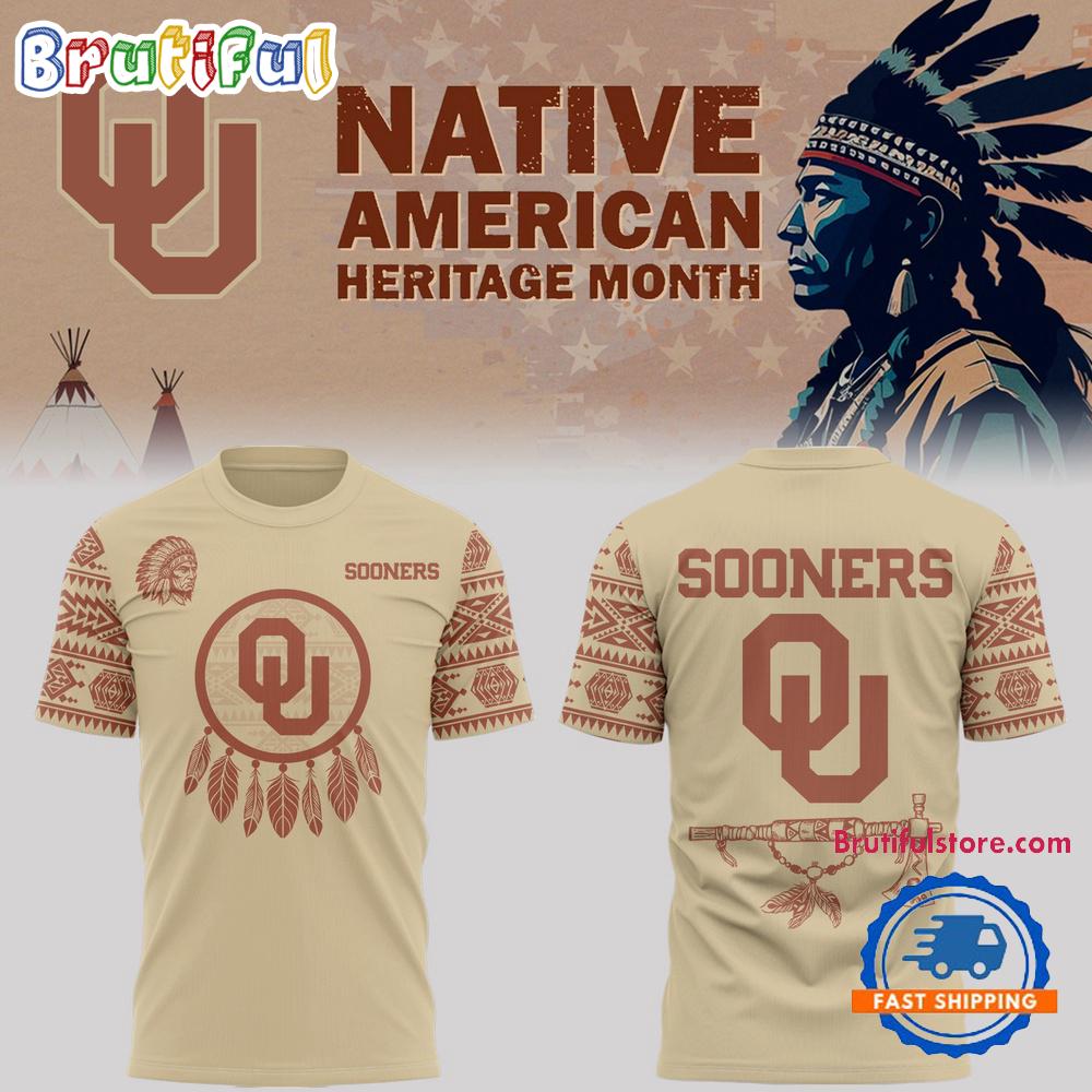 Oklahoma Sooners Native American Heritage Month New T Shirt