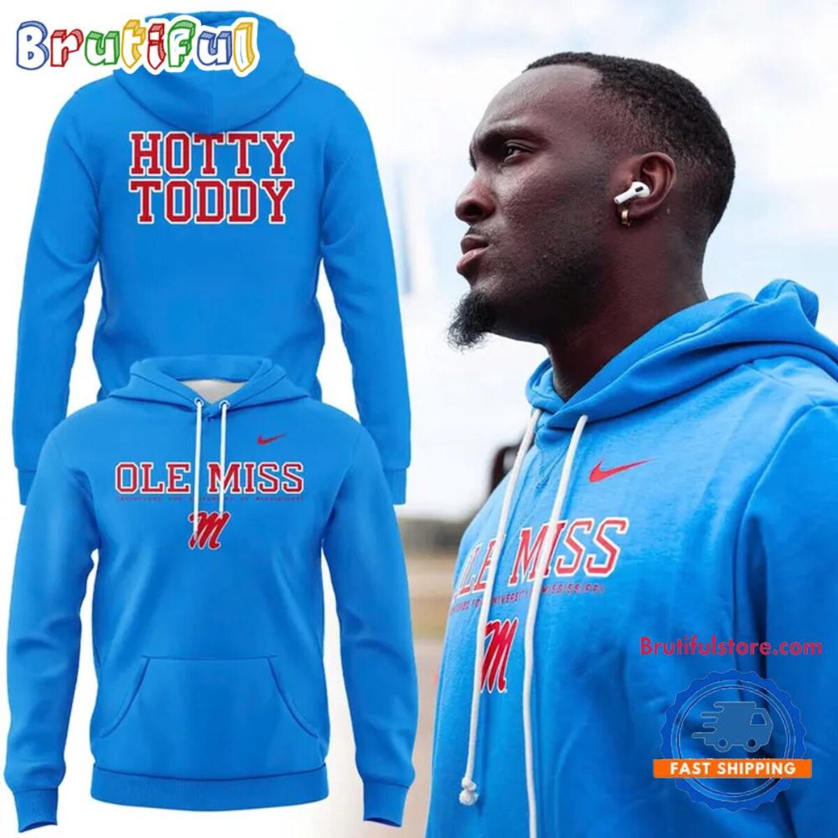 Ole Miss Rebels Football Hotty Toddy 2025 Hoodie Shirt