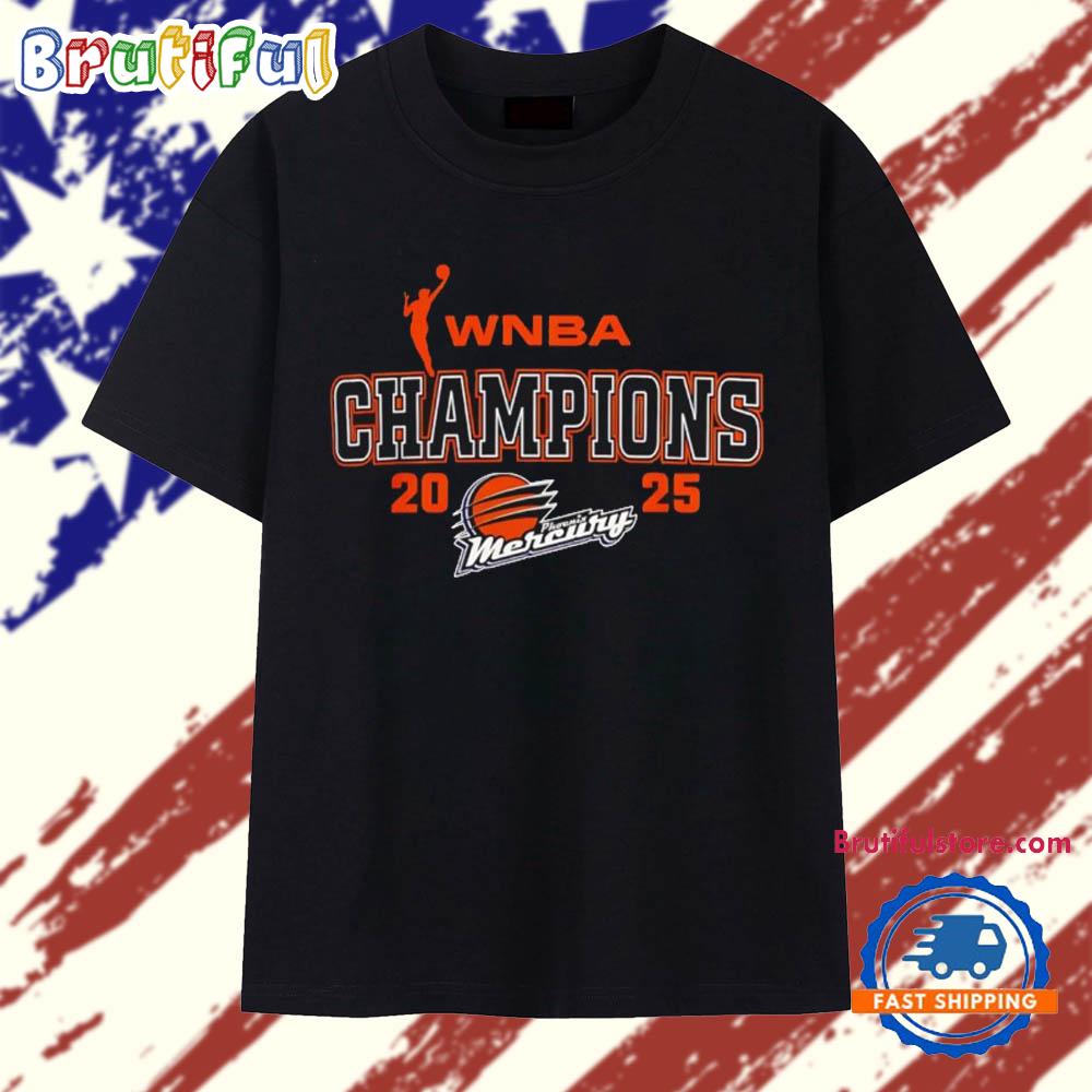 Phoenix Mercury 2025 WNBA Champions T Shirt