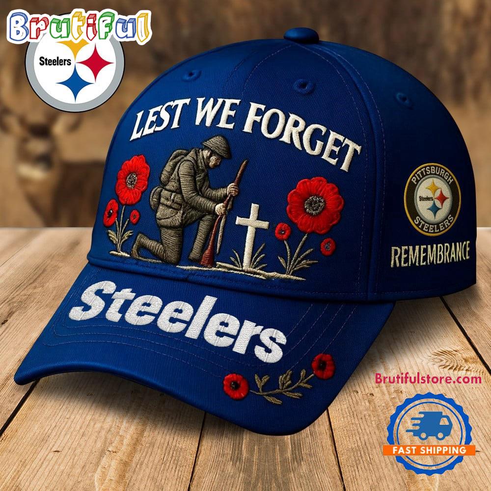 Pittsburgh Steelers 2025 NFL Lest We Forget Remembrance Classic Cap