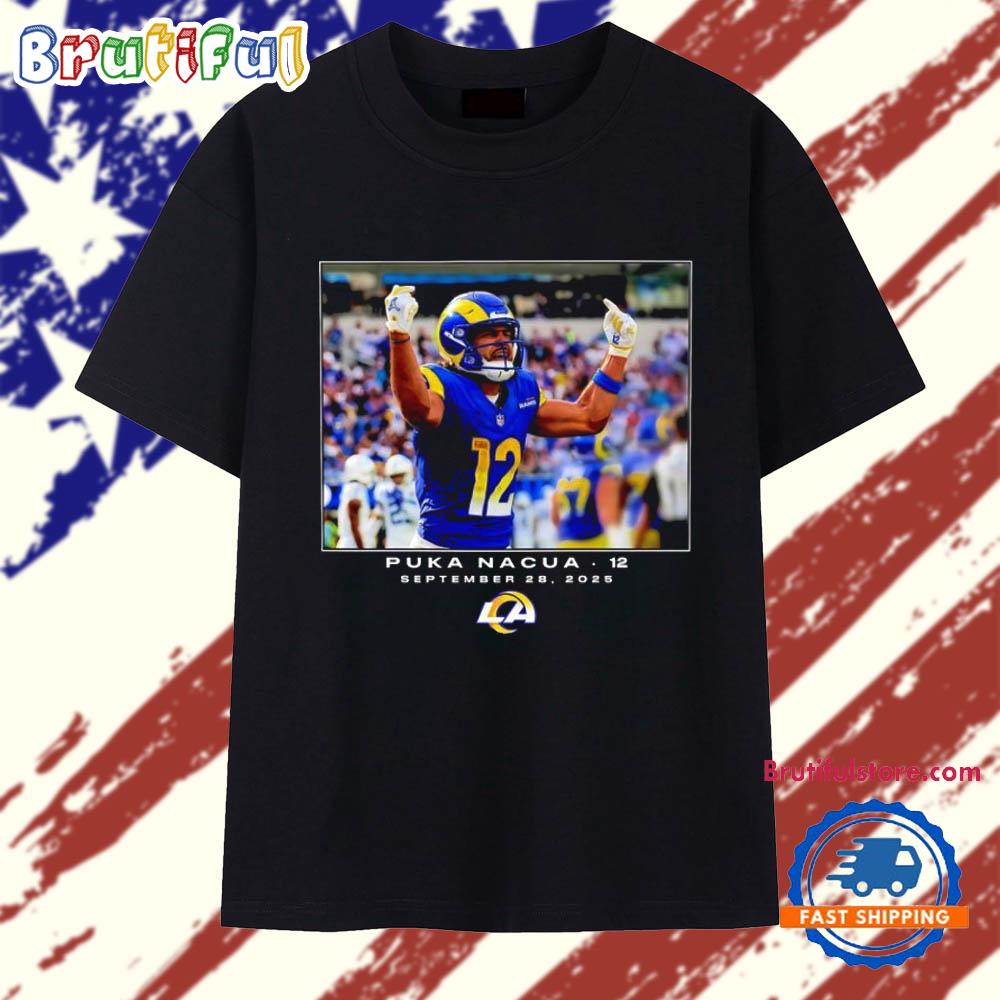 Puka Nacua Los Angeles Rams NFL Flash Features Week 4 T Shirt