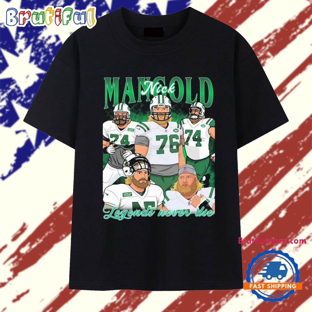 RIP Nick-Mangold Legends never Die Ny Jets T Shirt