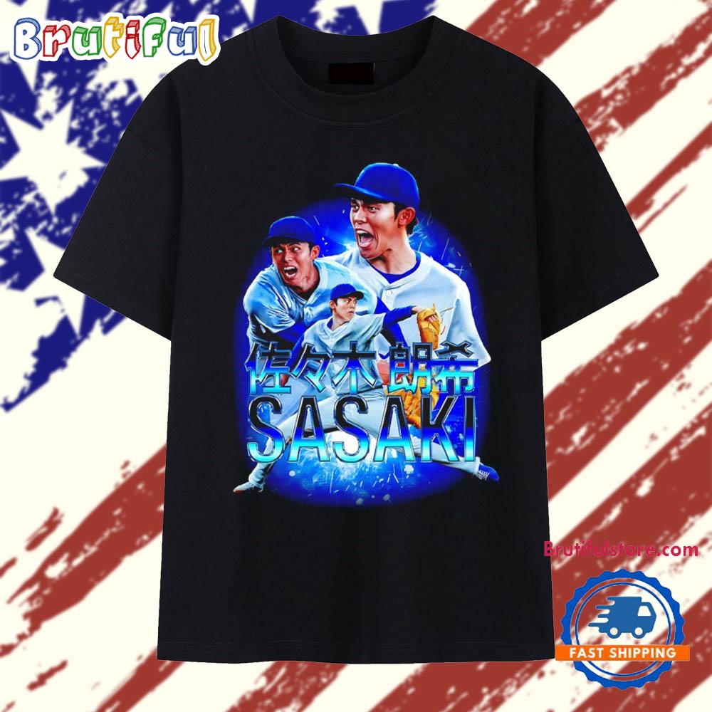 Roki Sasaki Los Angeles Dodgers Starting Pitcher Graphic T Shirt