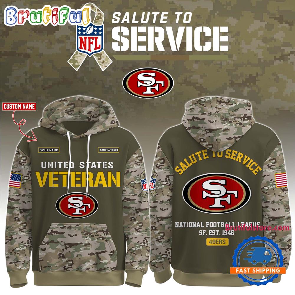 San Francisco 49ers 2025 NFL Veteran Birthday Limited Edition Hoodie Shirt