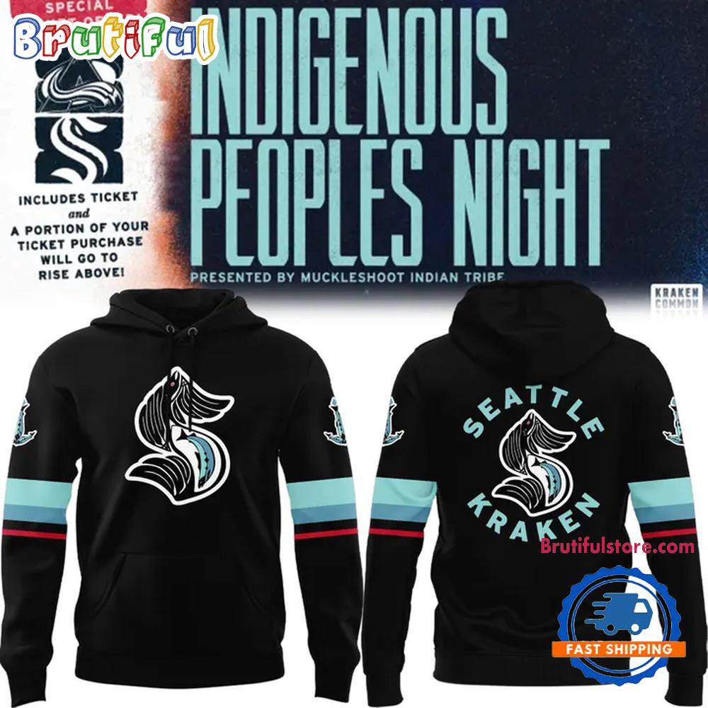 Seattle Kraken Indigenous Peoples Night Edition 2025 Hoodie Shirt