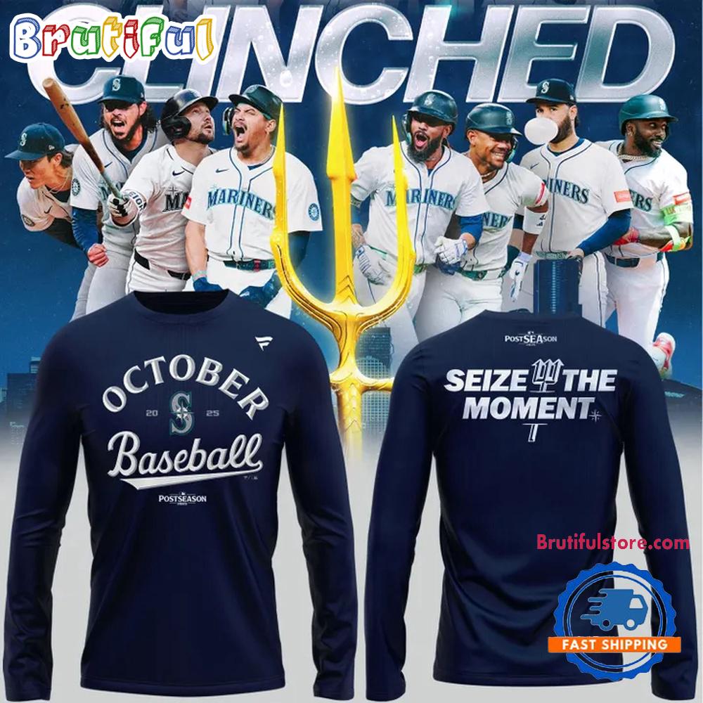 Seattle Mariners 2025 MLB Postseason Long Sleeve Shirt