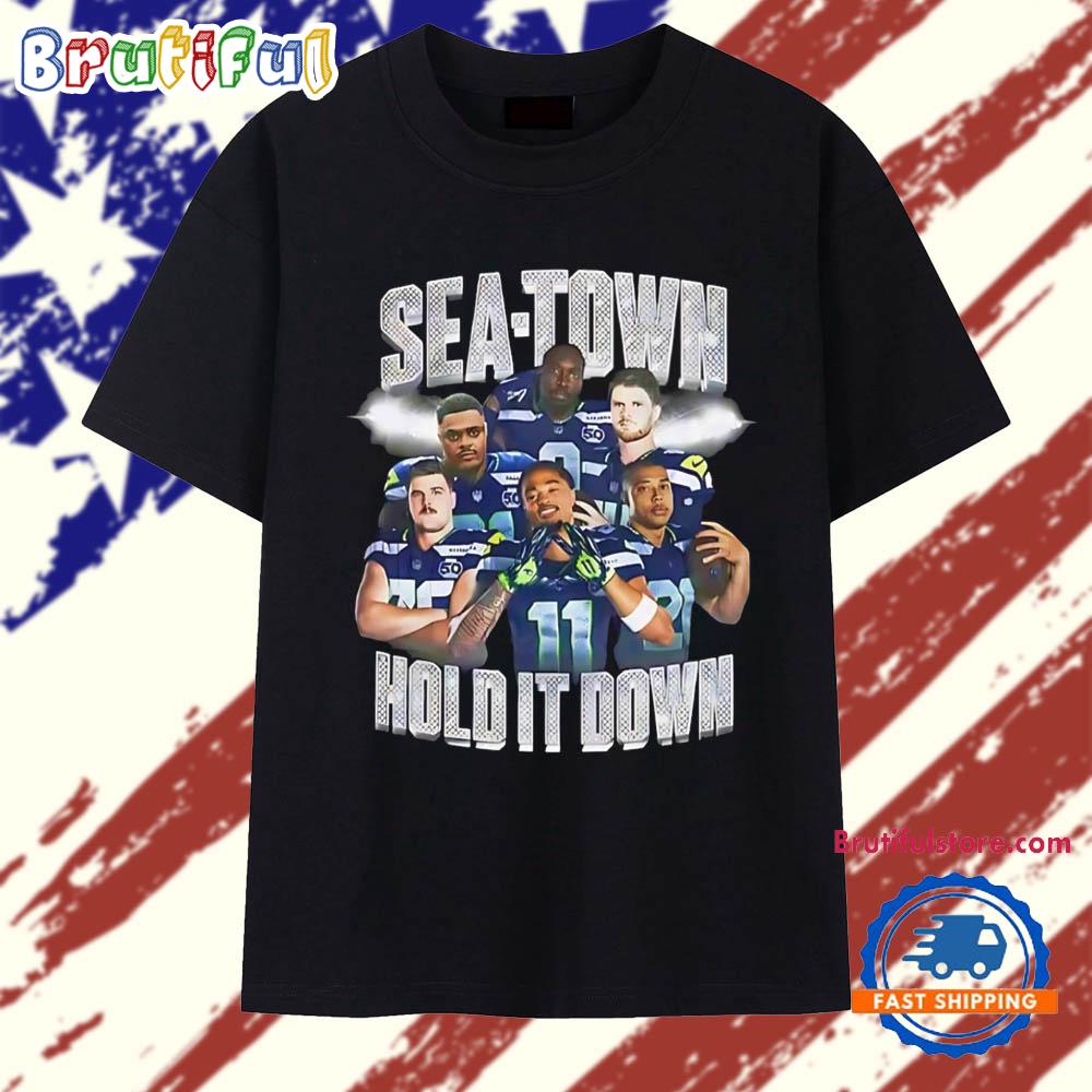 Seattle Seahawks Sea-Town Hold It Down T Shirt