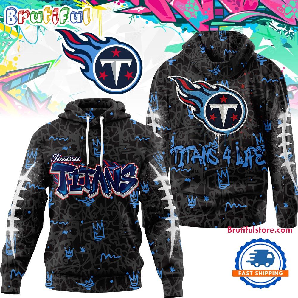 Tennessee Titans NFL Special Graffiti My Team 4 Life All Over Print Hoodie Shirt