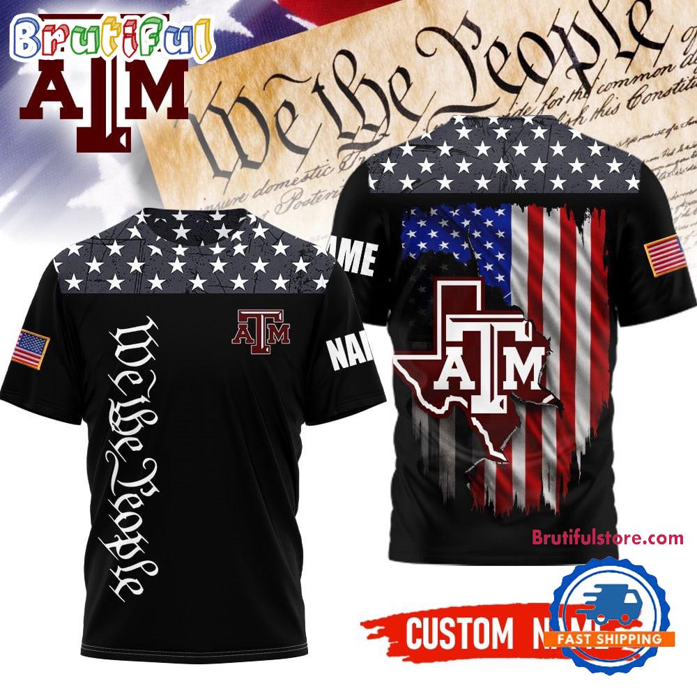 Texas A&M Aggies 2025 NCAA We The People Limited Edition 3D Shirt