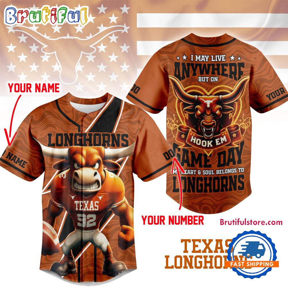 Texas Longhorns 2025 NCAA Game Day Jersey Shirt