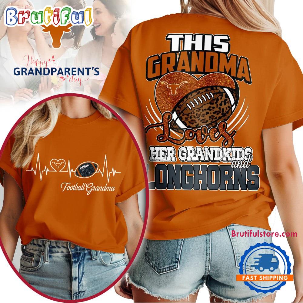 Texas Longhorns 2025 NCAA Grandparents' Day Unisex 3D Shirt
