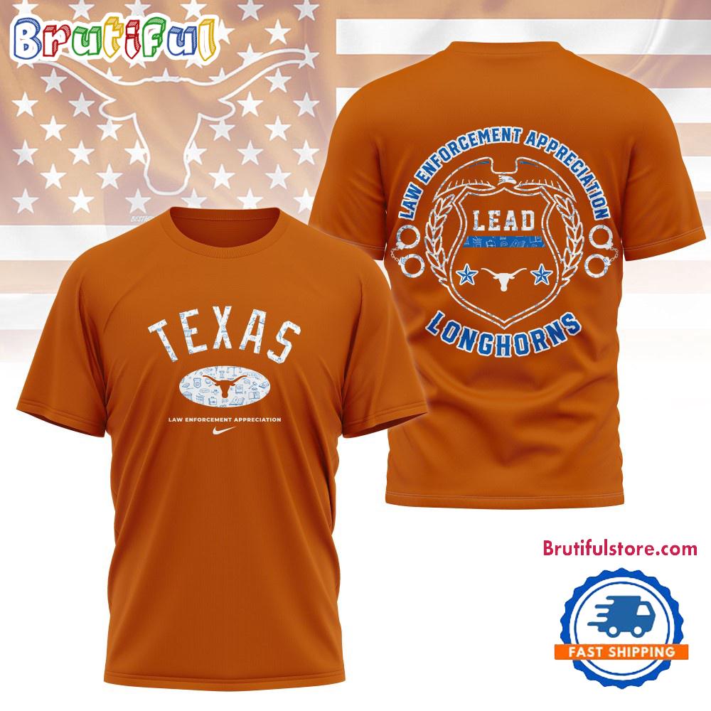 Texas Longhorns NCAA Law Appreciation Month Unisex 3D Shirt