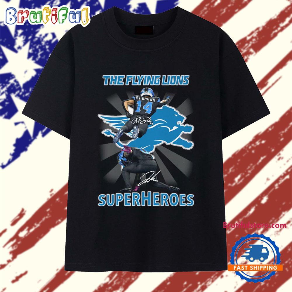 The Flying Lions Super Heroes Vintage T Shirt