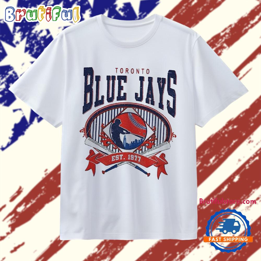 Toronto Blue Jays Sweatshirt Baseball Est 1977 Vintage 90s T Shirt