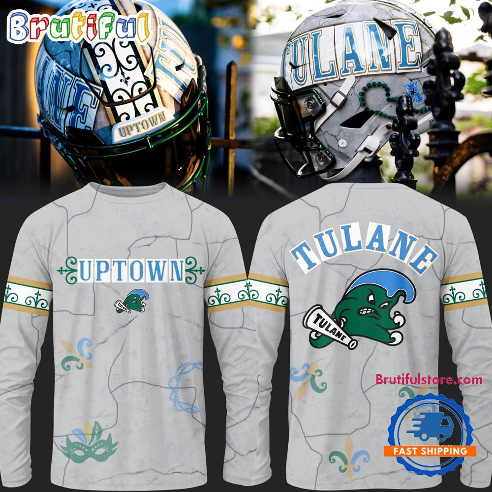 Tulane Green Wave Football 2025 City Edition Long Sleeve Shirt