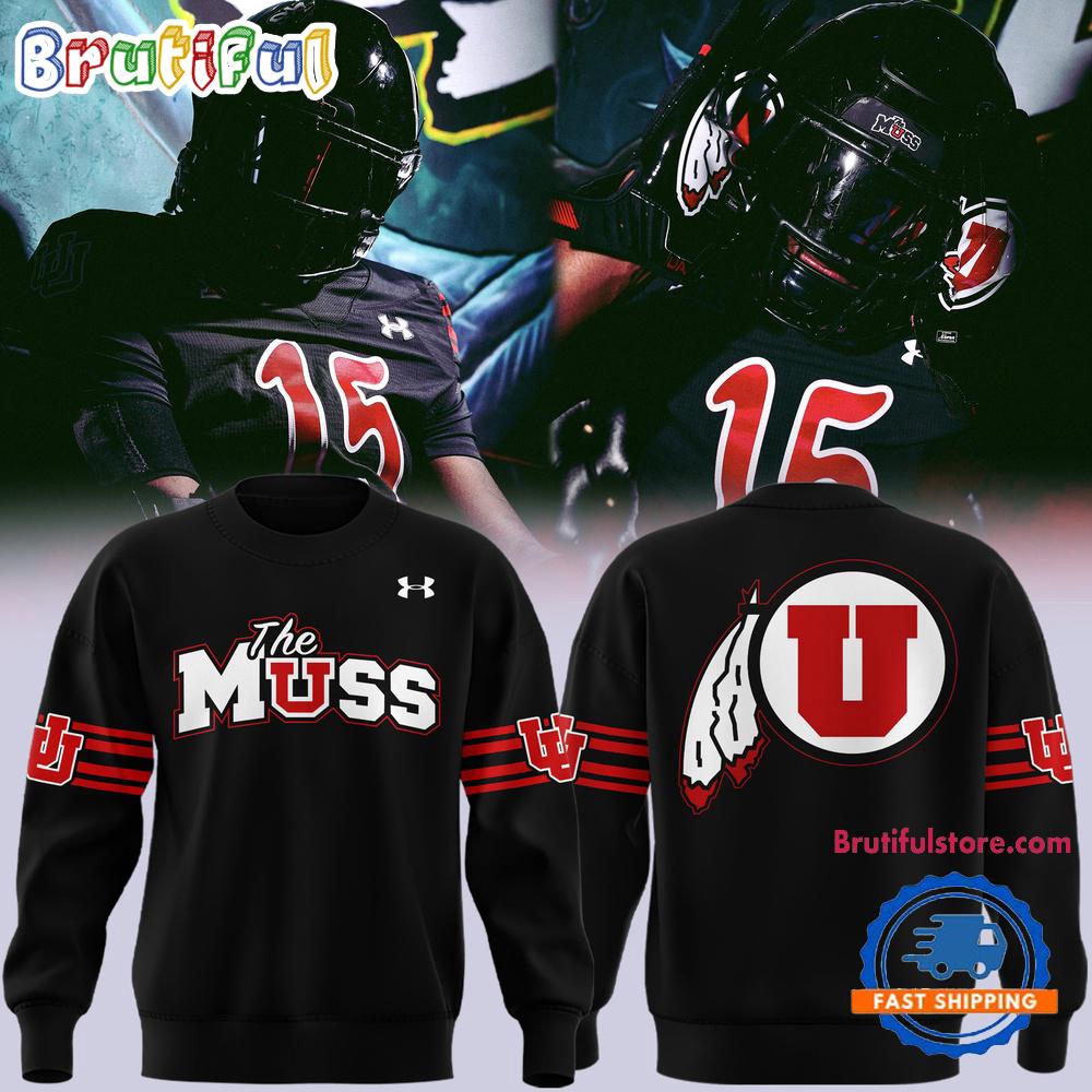 Utah Utes Football THE MUSS 2025 Limited Edition Black Sweatshirt