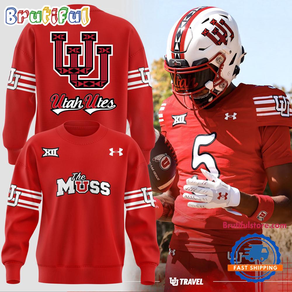 Utah Utes Football THE MUSS 2025 Limited Edition Red Sweatshirt