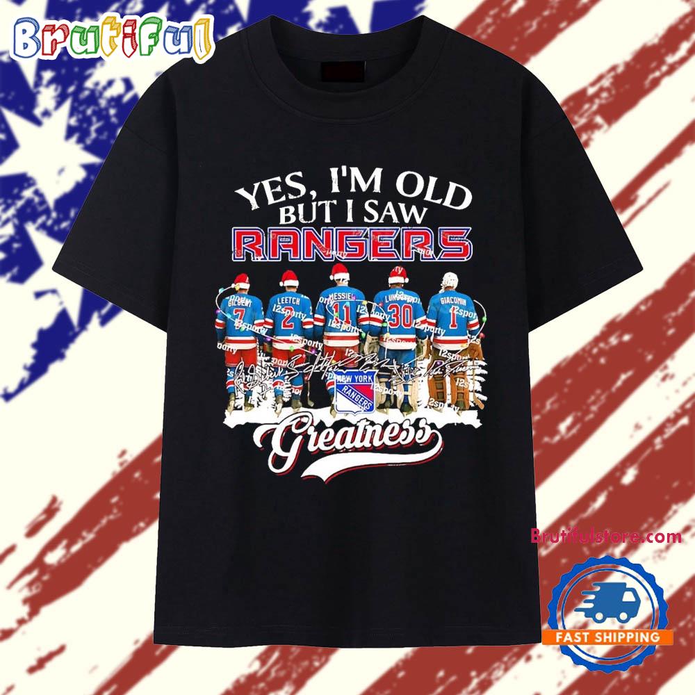 Yes I’m old but I saw New York Rangers greatness Christmas T Shirt