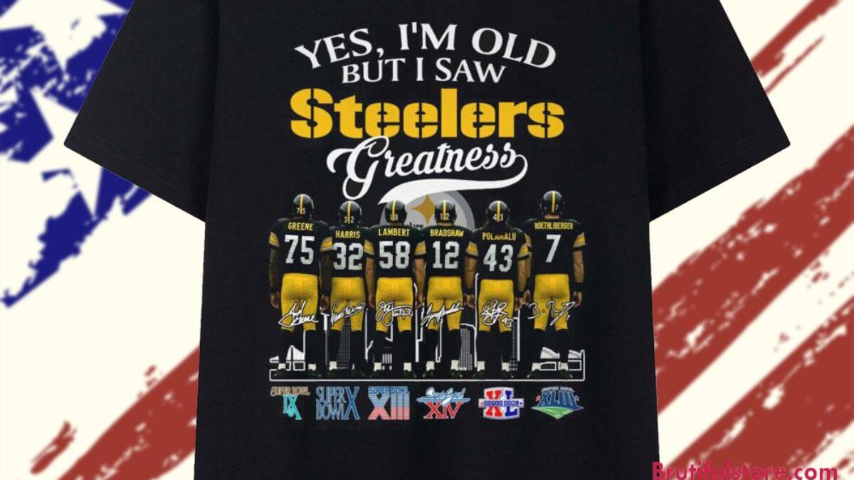 Yes I'm Old But I Saw Steelers Greatness 2025 Vintage T Shirt