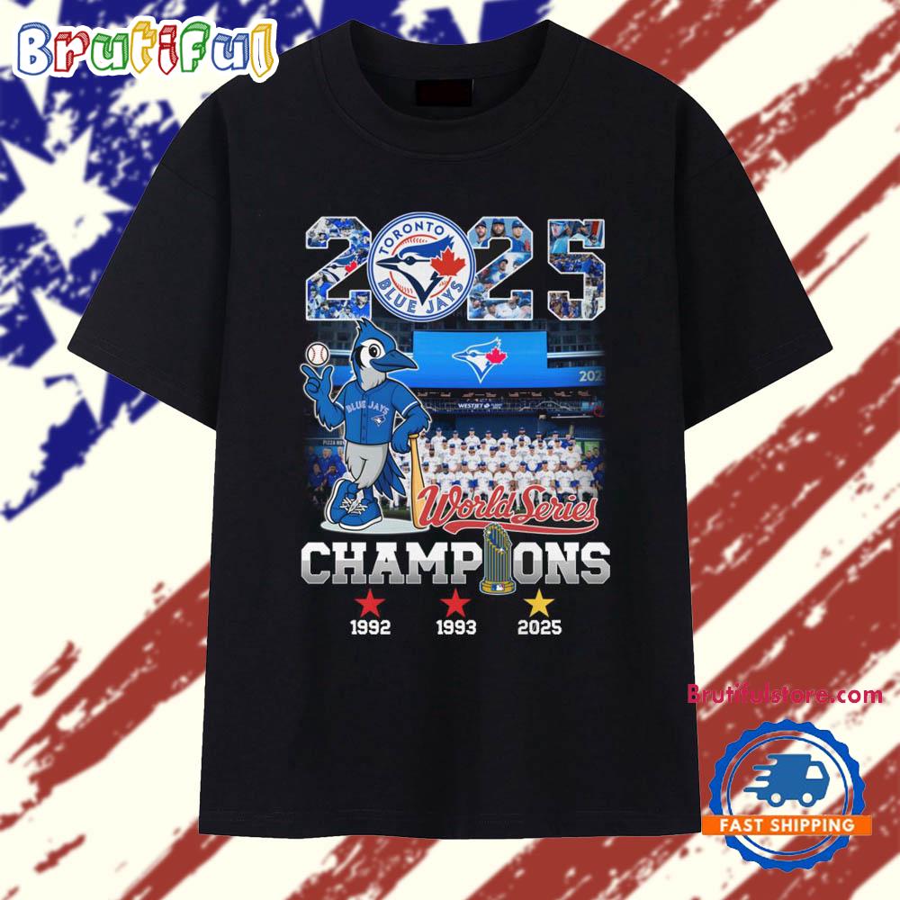 2025 Toronto Blue Jays World Series Champions Mascot T Shirt