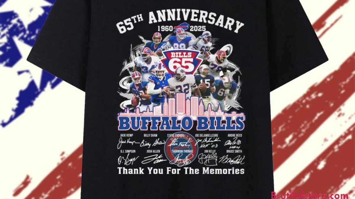 65th Anniversary 1960-2025 Buffalo Bills Thank You For The