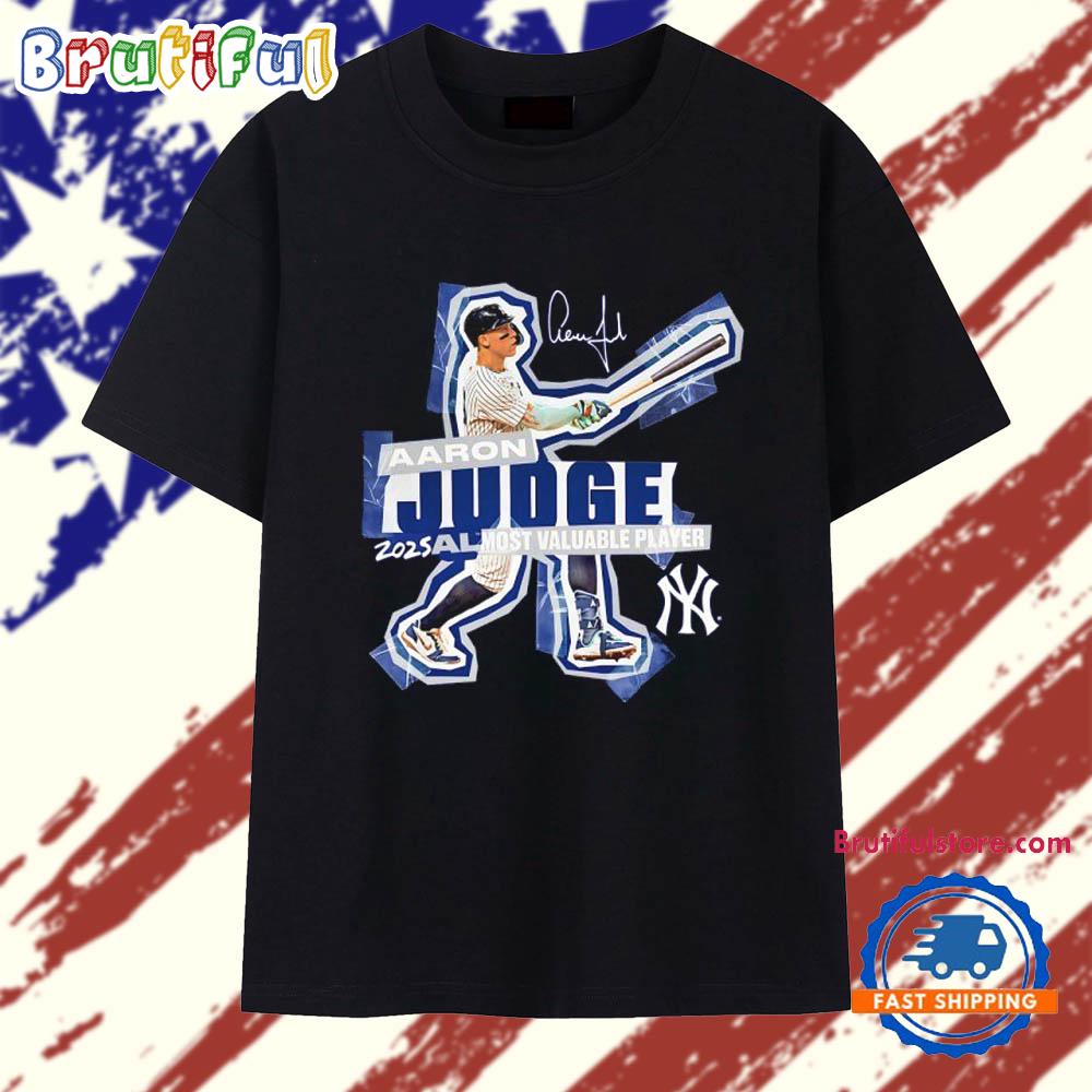 Aaron Judge New York Yankees 2025 American League MVP Signature T Shirt