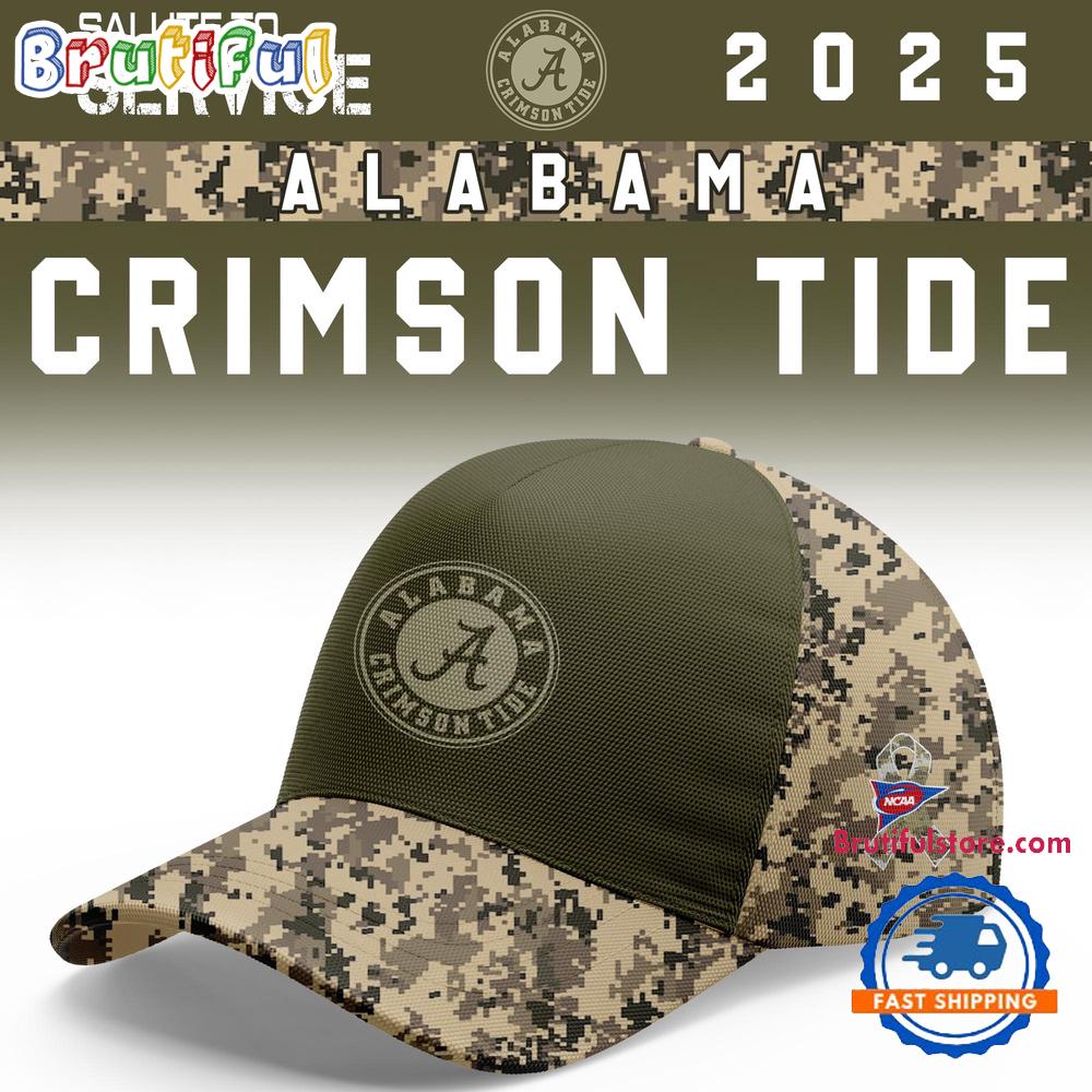 Alabama Crimson Tide 2025 NCAA Salute To Service Limited New Cap