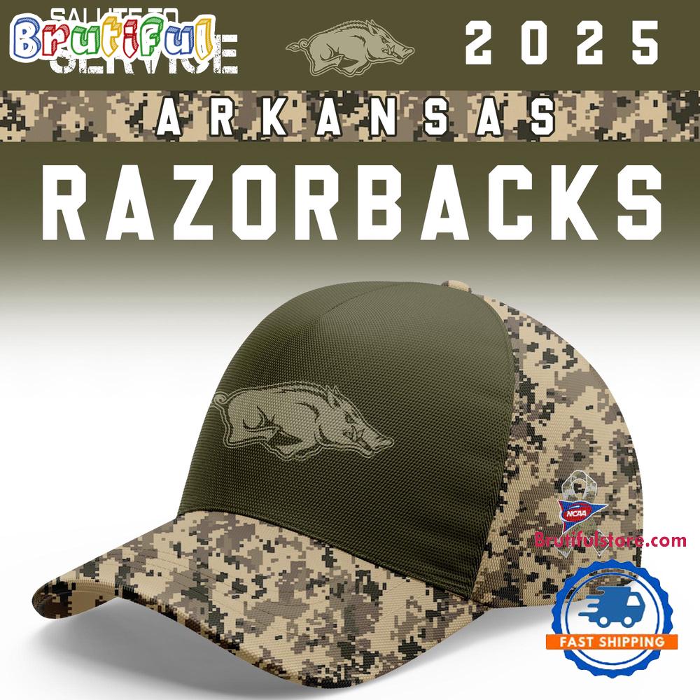 Arkansas Razorbacks 2025 NCAA Salute To Service Limited New Cap