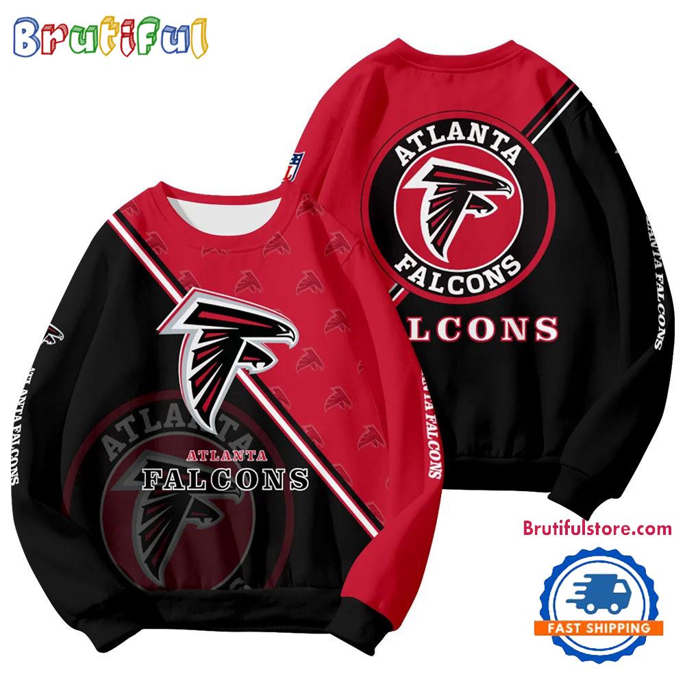 Atlanta Falcons 2025 NFL Customized Round Neck Sweatshirt