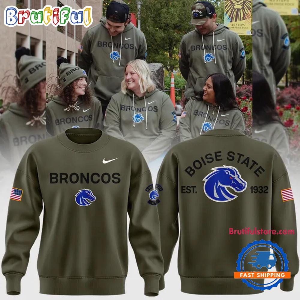 Boise State Broncos Football x Military Appreciation 2025 Limited Sweatshirt