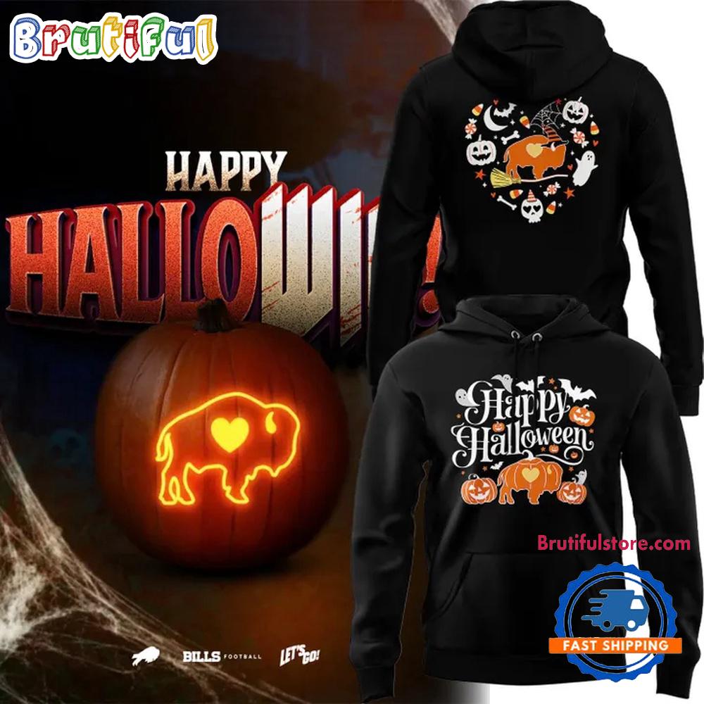 Buffalo Bills 2025 NFL Happy Halloween Limited Edition Hoodie Shirt