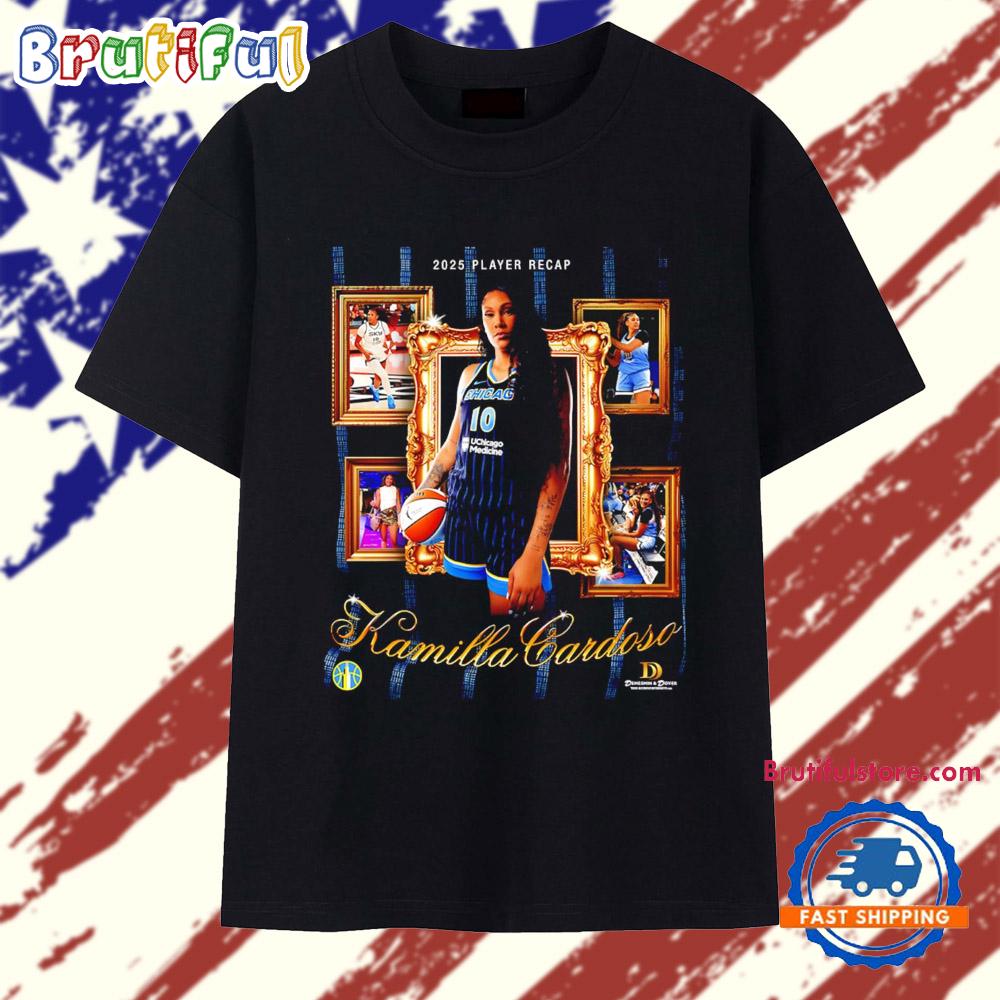 Chicago Sky Kamilla Cardoso 2025 Player Recap T Shirt
