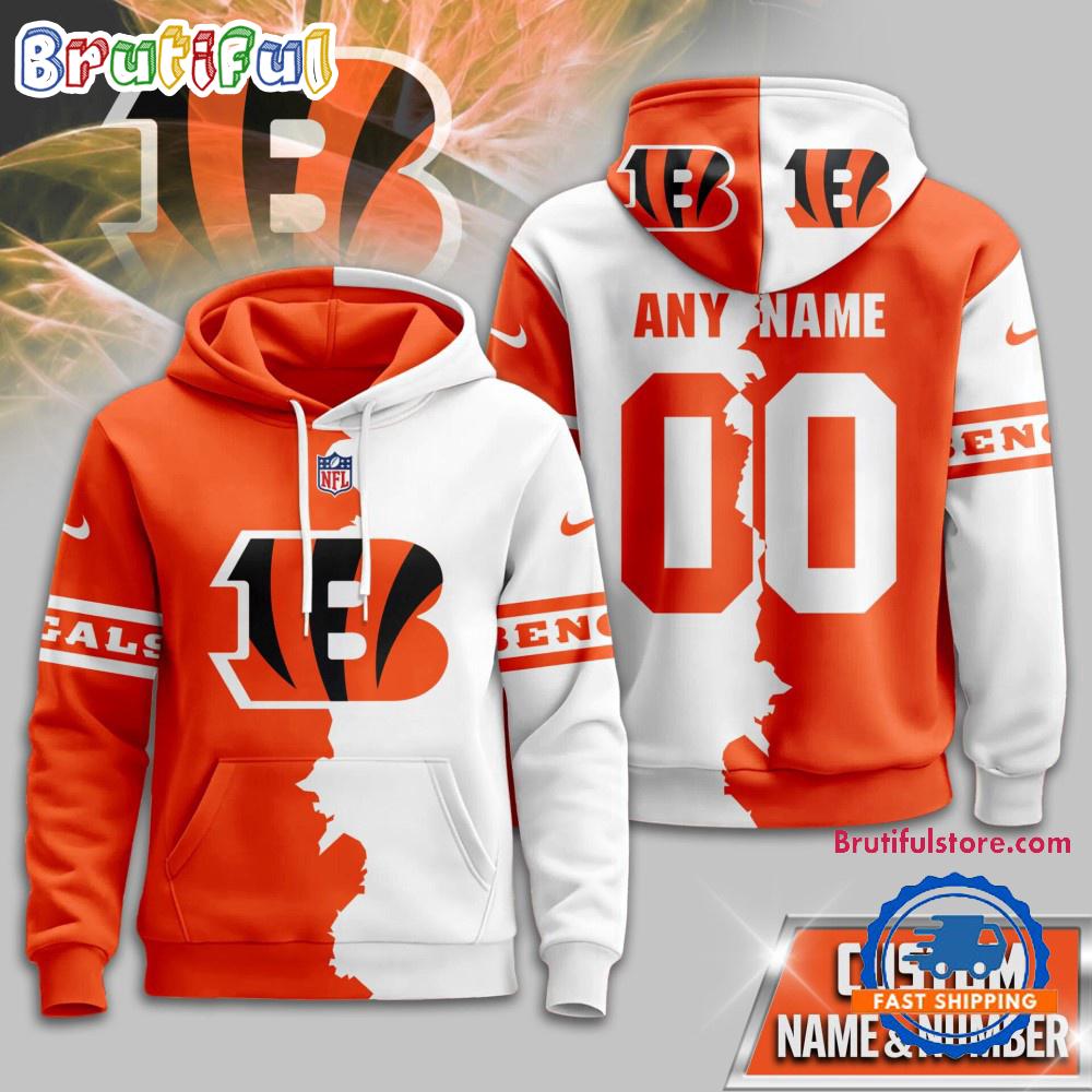 Cincinnati Bengals 2025 NFL Victory Split Limited Hoodie Shirt