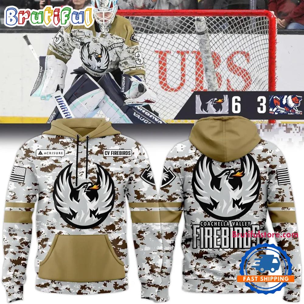 Coachella Valley Firebirds Military Appreciation Night 2025 Hoodie
