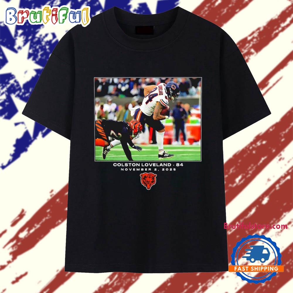 Colston Loveland Chicago Bears NFL Flash Features Week 9 T Shirt